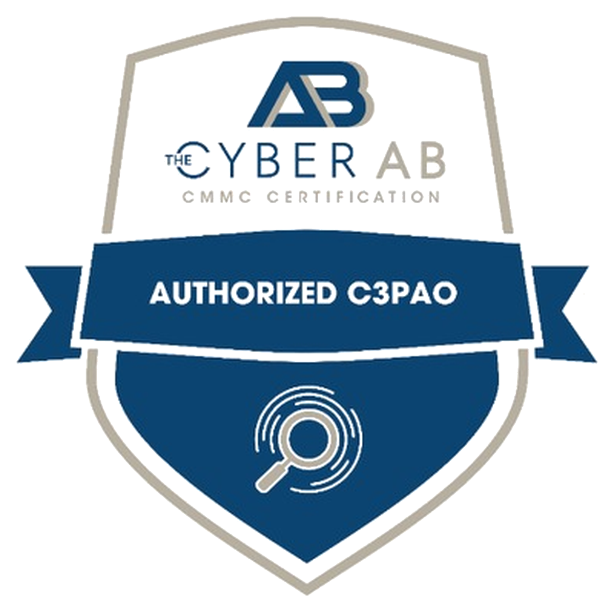 Authorized CMMC Third-Party Assessment Organization (C3PAO) badge